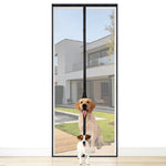 Apalus VP Pro Premium Fly Screen for Balcony Doors, Flame-Retardant Fiberglass Material, Extremely Durable & Scratch-Resistant, Magnetic Insect Screen Door, 3.8 cm Wide Hook-and-Loop Tape, Not Trimmable