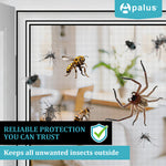 Apalus Universal Window Transparent Fly Screen | Washable Mesh | Adjustable Insect Net, DIY Window Size - Mosquito & Bug Protection