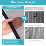 Apalus VP Magnetic Screen Door – Heavy Duty Anti Mosquito Mesh Fly Curtain, Top-to-Bottom Seal Snaps Shuts Automatically, Keep Fresh Air in and Bugs Out
