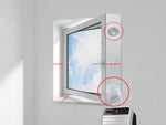 Hoomee New 2023 VP Window Seal for the installation of Portable Air Conditioners, with Improved Hose Holder