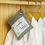 Apalus Air Purifying Bag For Closets and Kitchen | Reusable Bamboo Activated Charcoal Air Freshener | Natural & Chemical Free (2x500g)