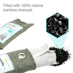 Apalus Mini Air Purifier Bags | Bamboo Activated Charcoal Air Freshener | Odor Eliminator For Shoes | Natural & Chemical Free