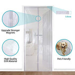 Apalus Magnetic Thermal Insulated EVA Curtain - Keeps Out Drafts, Hot and Cold, Dust, Bugs, Odours – Magnetic Door Cover – Sealed Room Protection - Door Curtain Fits Doors up to 90x210cm