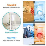Apalus Magnetic Thermal Insulated EVA Curtain - Keeps Out Drafts, Hot and Cold, Dust, Bugs, Odours – Magnetic Door Cover – Sealed Room Protection - Door Curtain Fits Doors up to 90x210cm