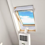 HOOMEE Centre Pivot Roof Window Sealing Kit for Portable Air-Conditioner and Tumble Dryer – Works with Every Mobile Air-Conditioning Unit