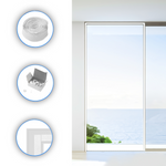 HOOMEE | AirLock Door Seal For Portable Air Conditioner and Tumble Dryer | 90x210cm | 35,5x82,5 inches