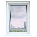 Apalus fly screen for skylight windows with zipper, insect protection for attaching to swing windows, can be cut to window sizes up to 130x150cm