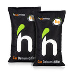 HOOMEE Silica Gel Car Dehumidifier, Reusable Moisture Absorber Bag, Automotive Dehumidifier, Keep Windows Fog-Free (2 x 1kg)